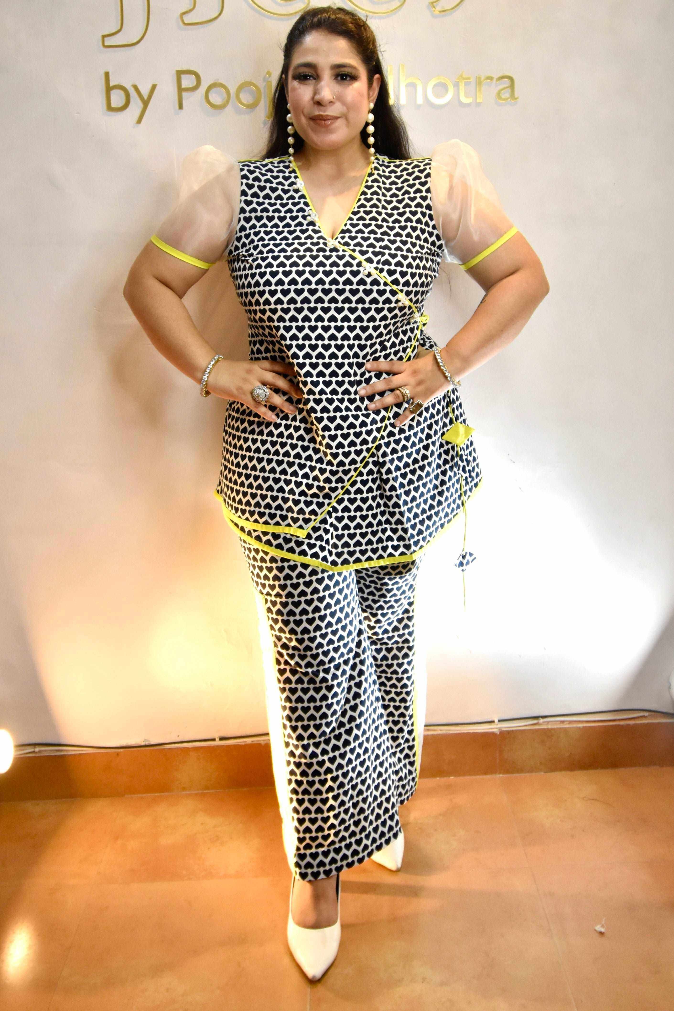 Heart shape Co ord set - Heer by Pooja