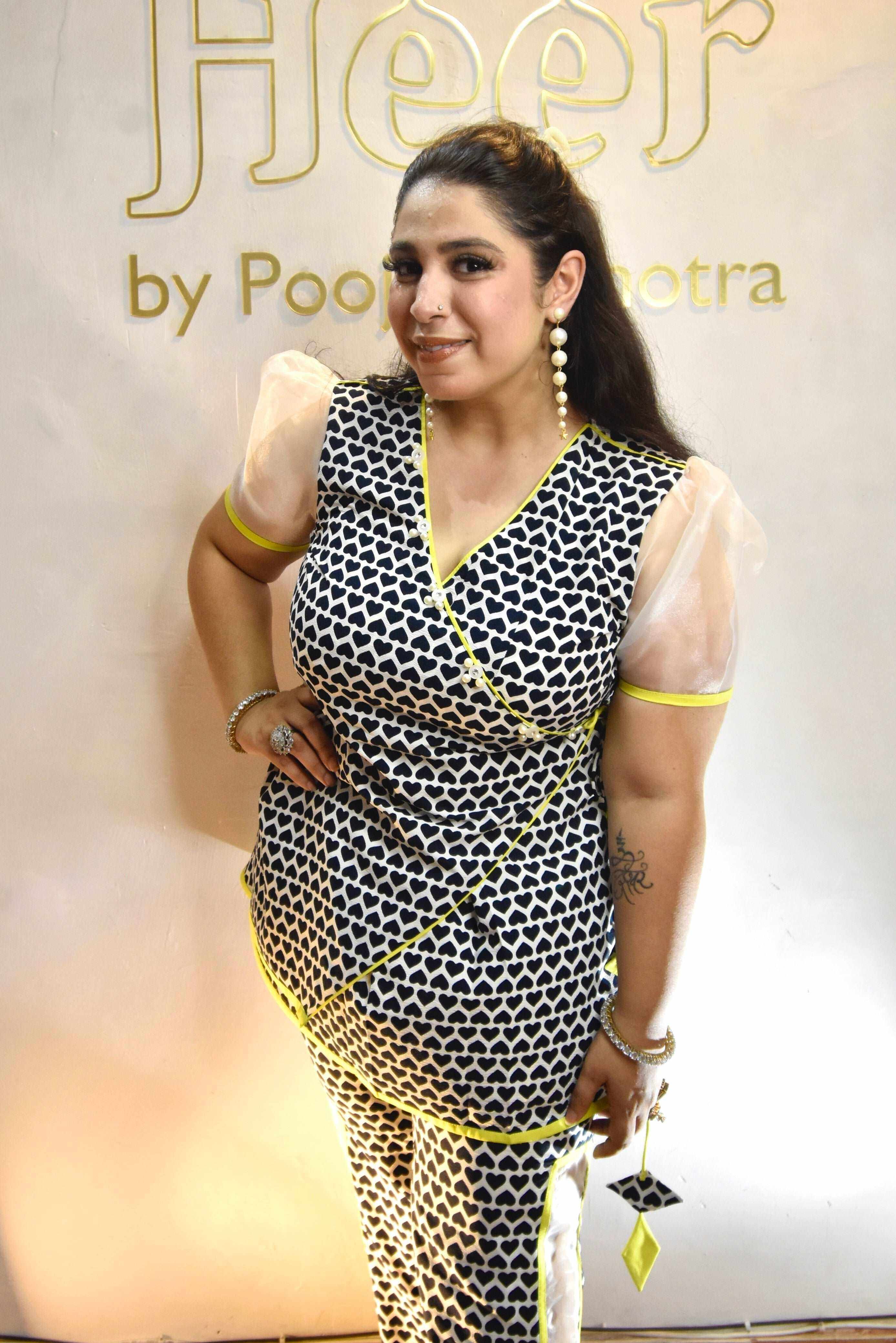 Heart shape Co ord set - Heer by Pooja