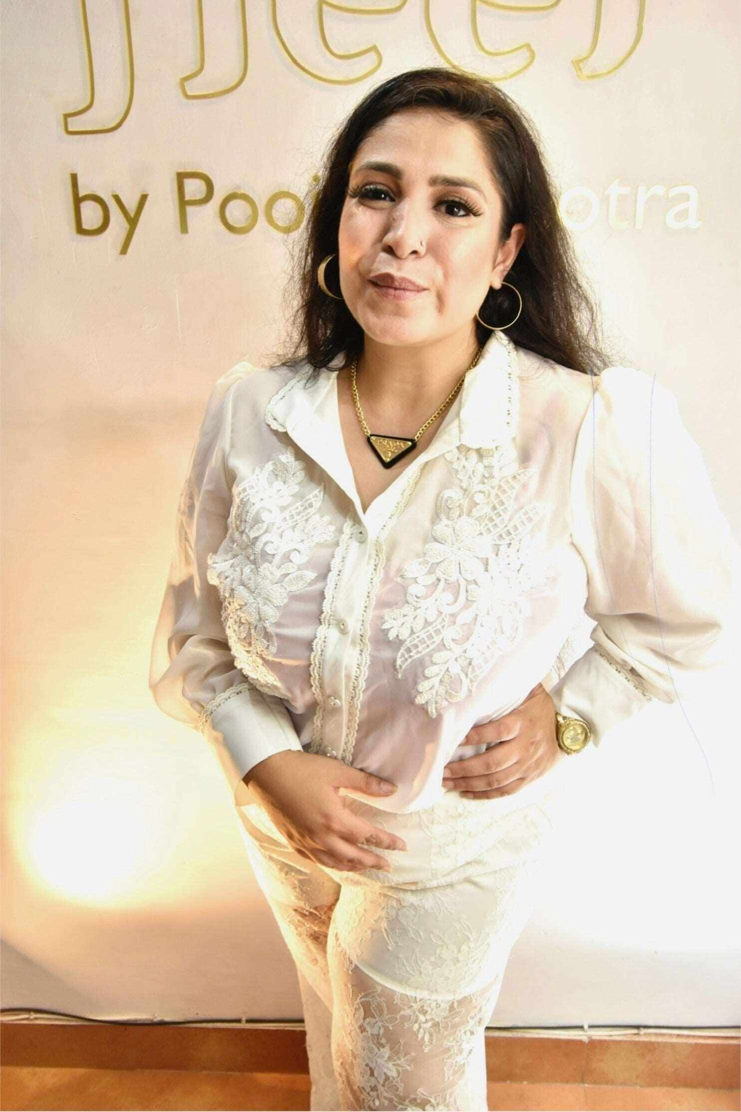 White pigeon Set - Heer by Pooja