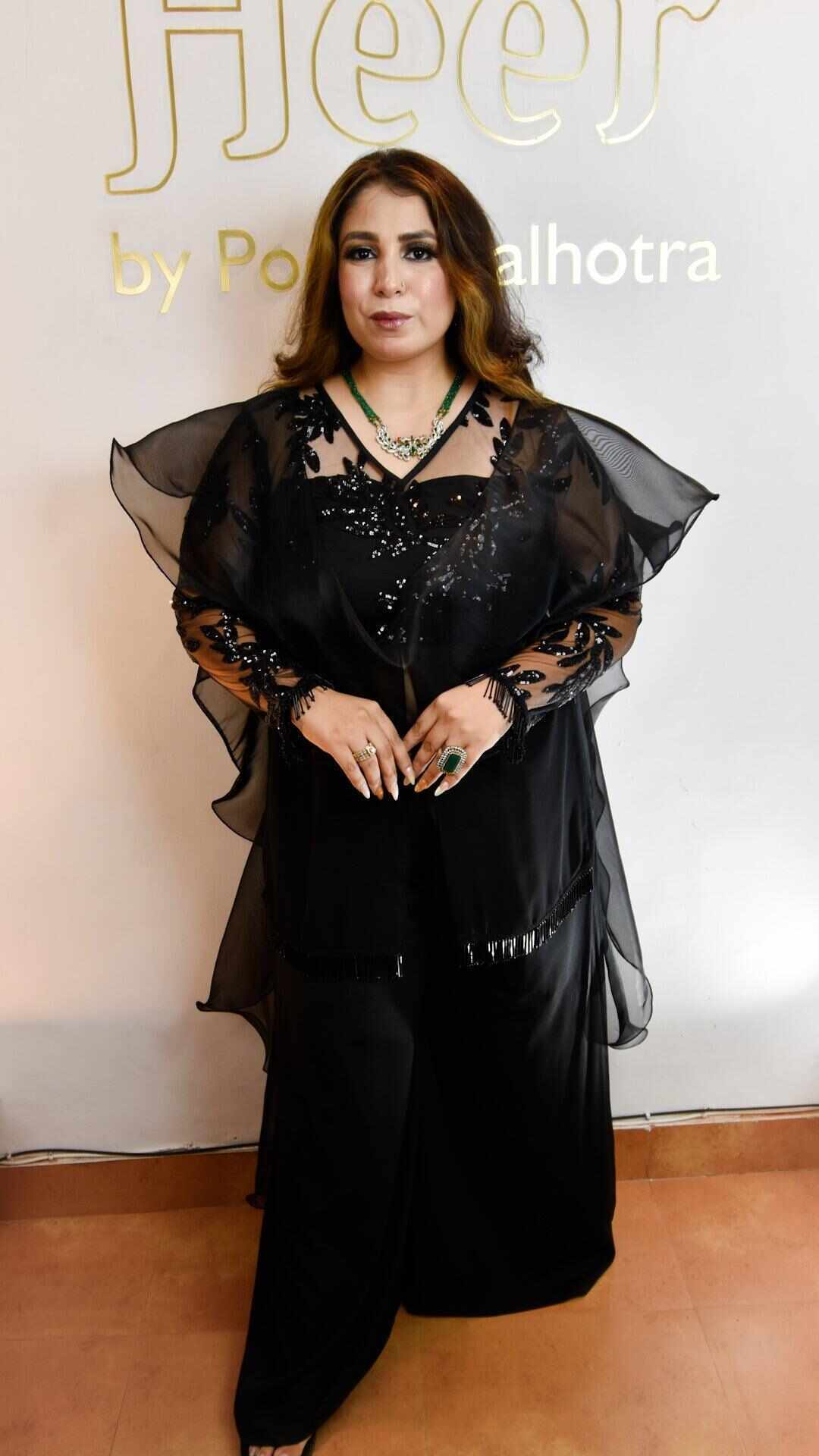 Black Sparkling Pakistani Suit - Heer by Pooja