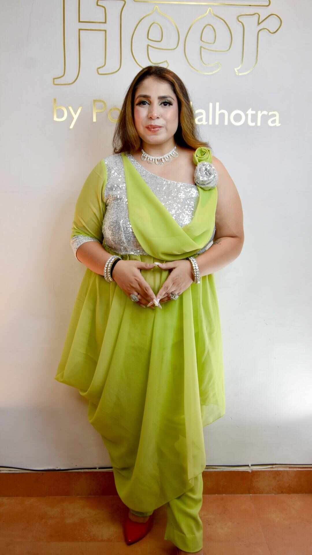 Glamourous Drape Dress - Heer by Pooja