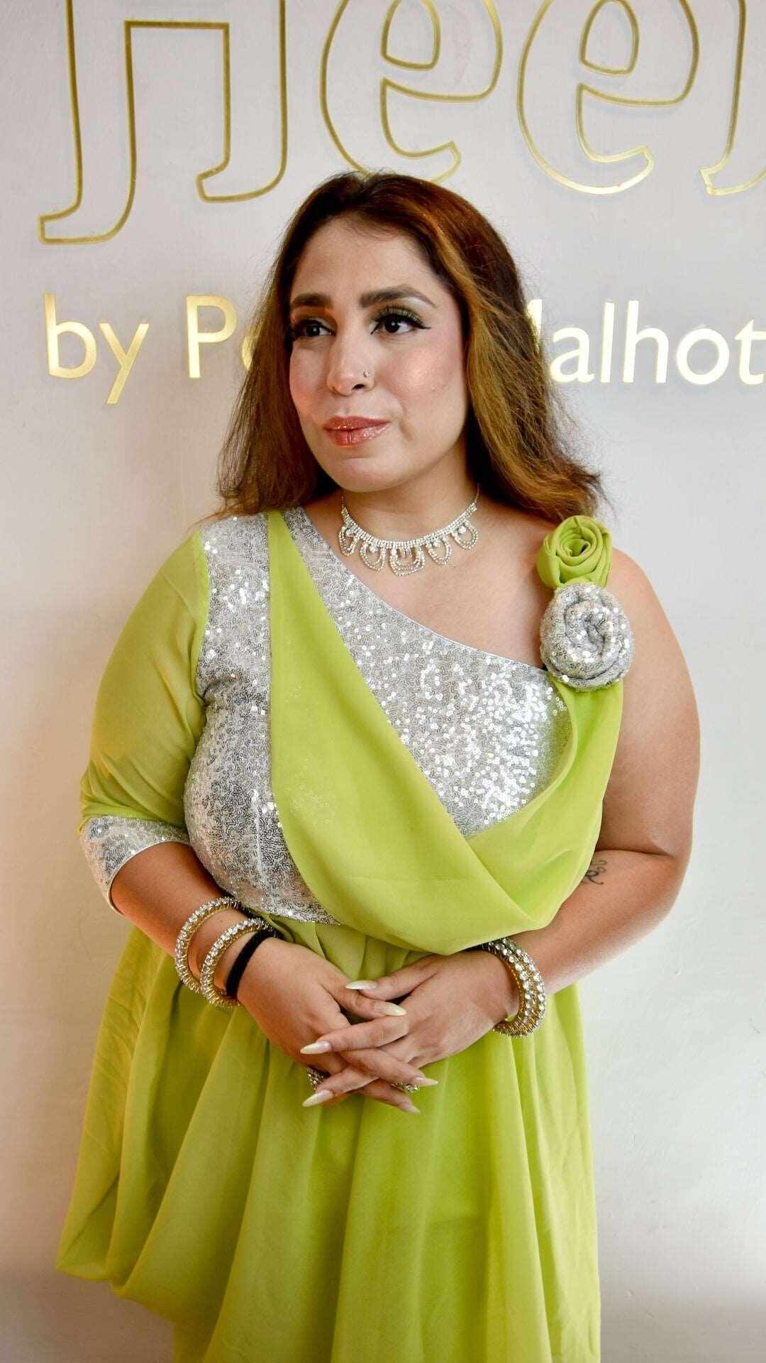 Glamourous Drape Dress - Heer by Pooja