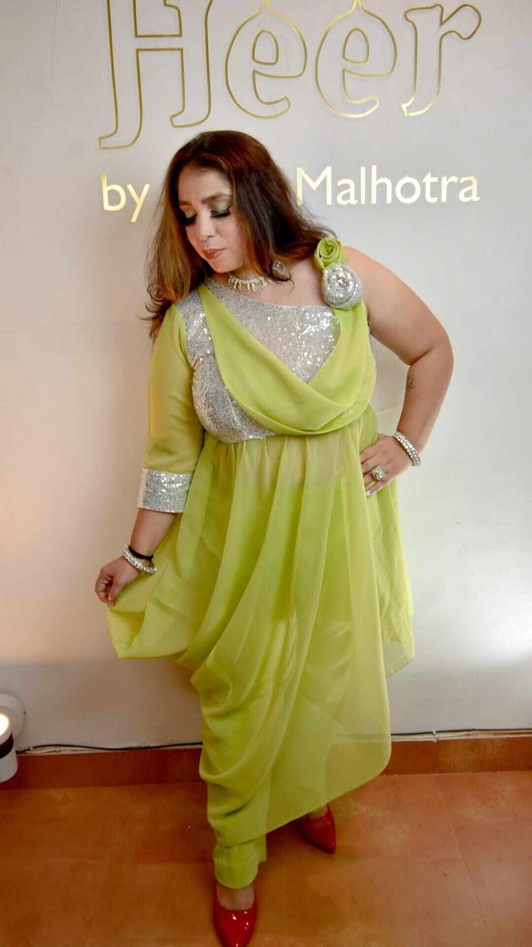 Glamourous Drape Dress - Heer by Pooja