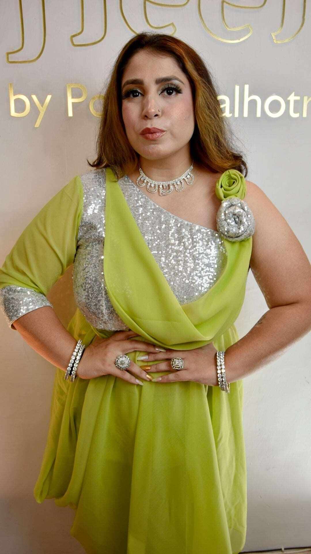 Glamourous Drape Dress - Heer by Pooja