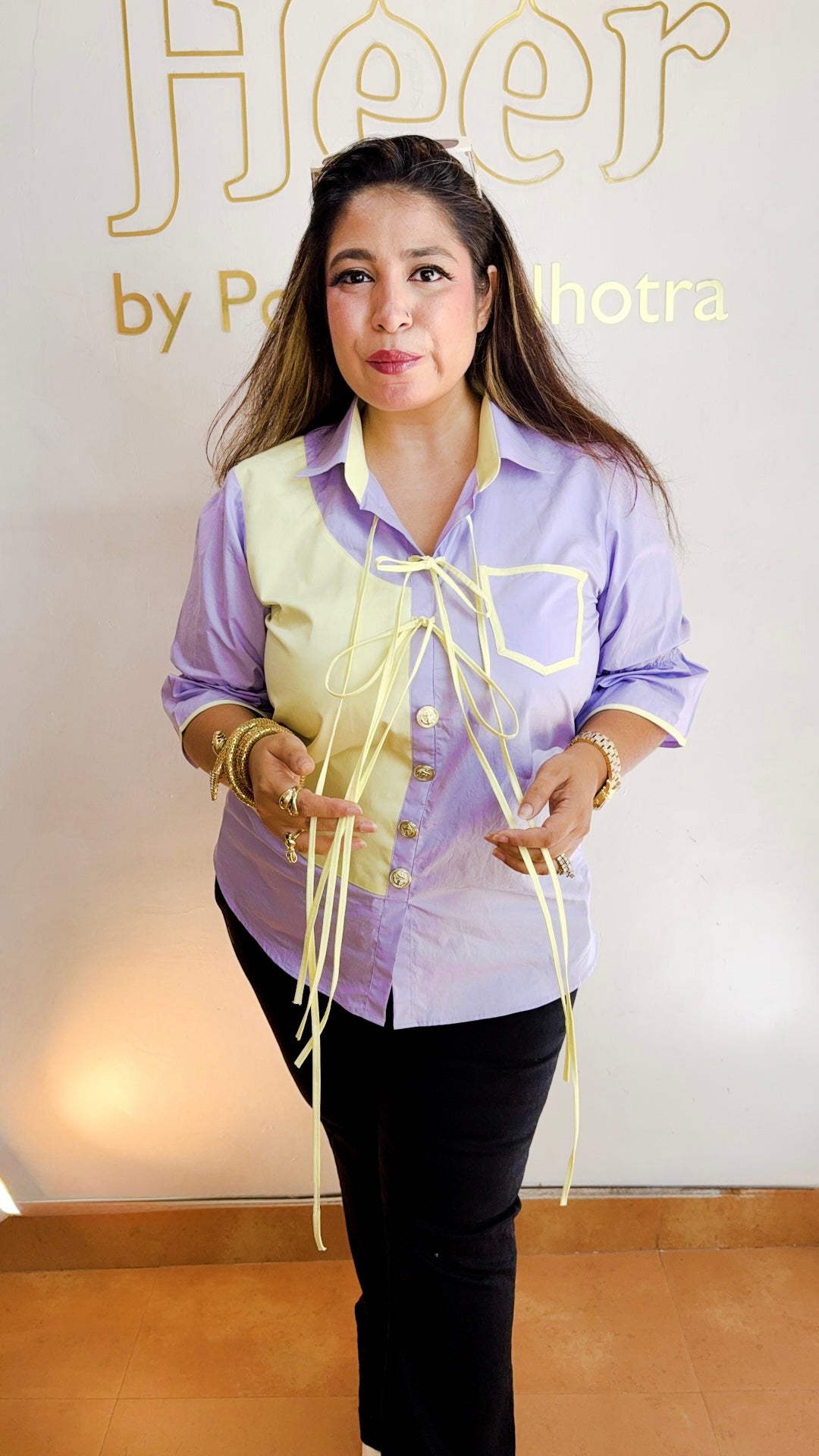 Lemon Lilac shirt
