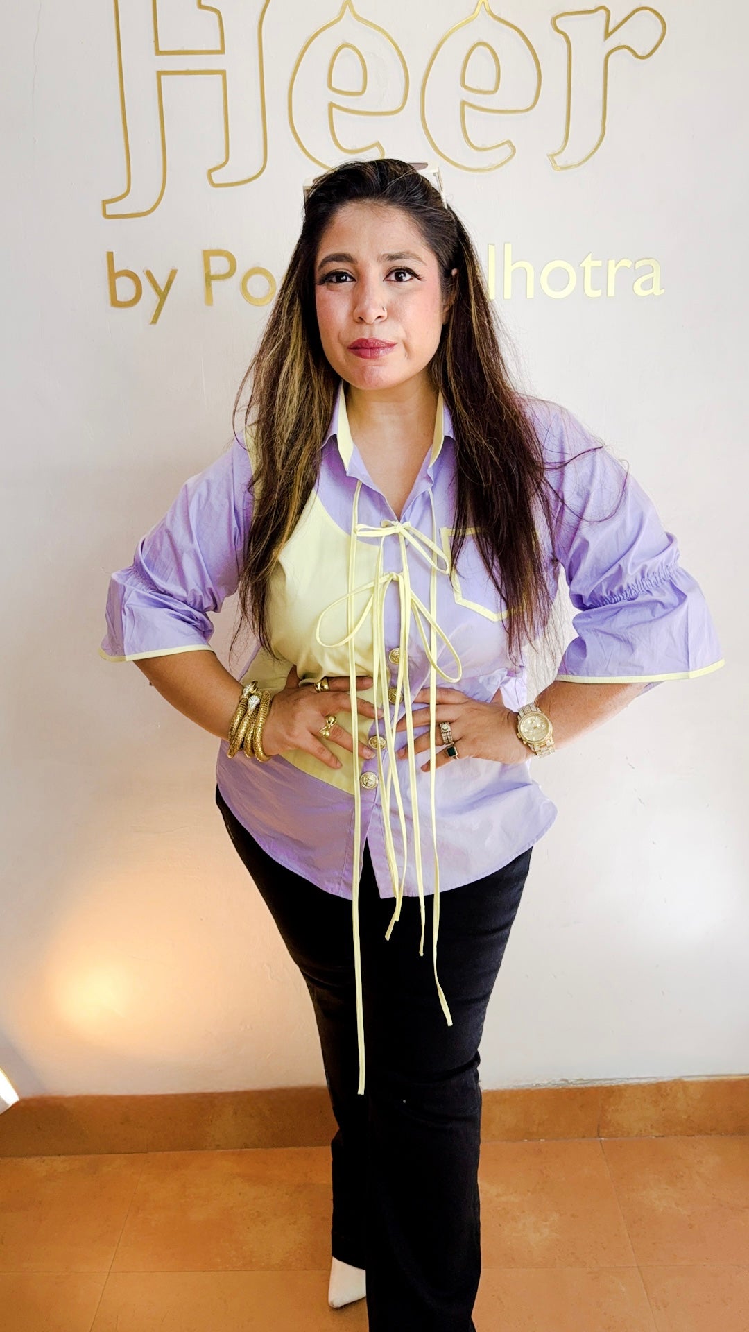 Lemon Lilac shirt