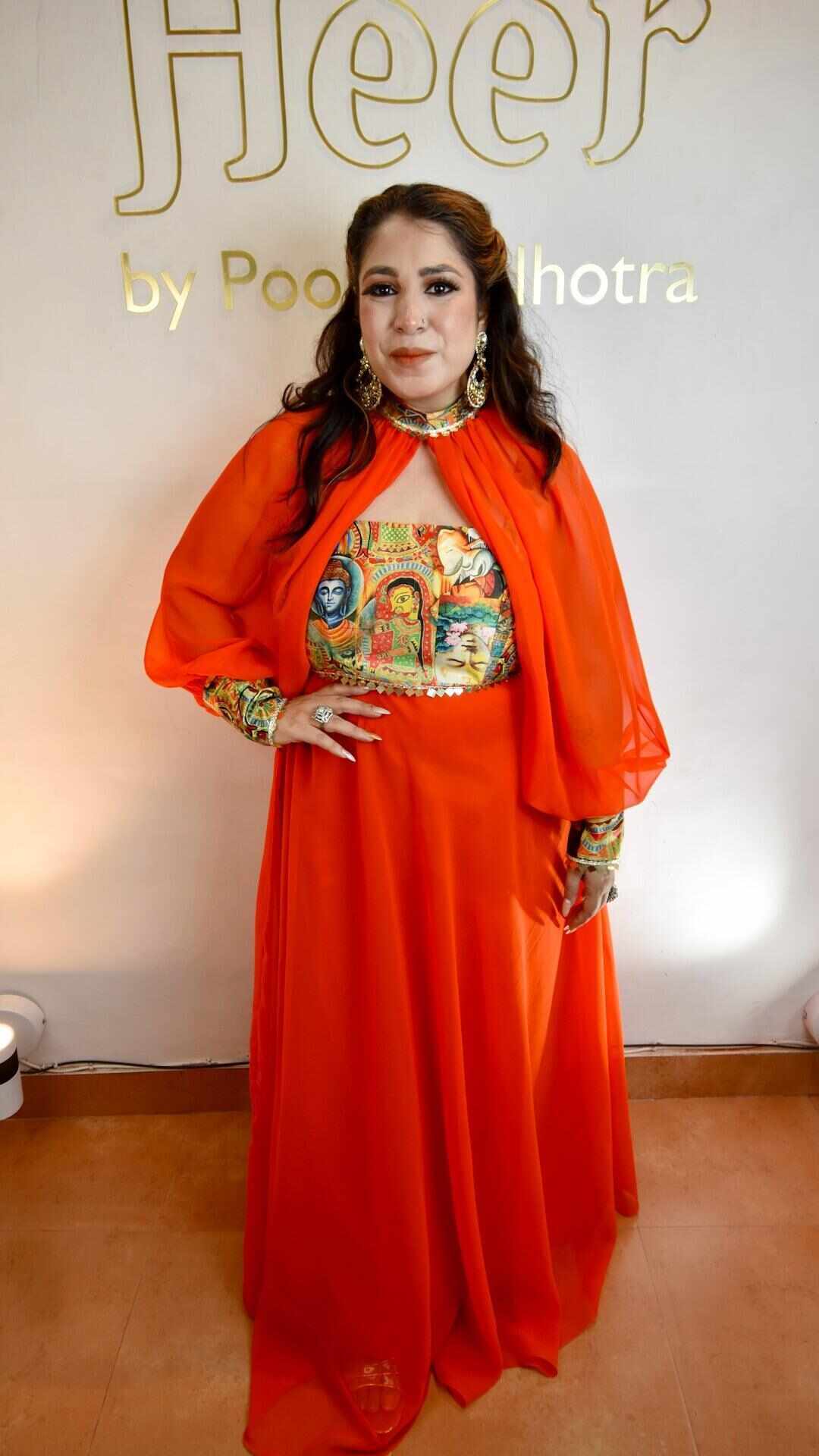 Orange long dress - Heer by Pooja