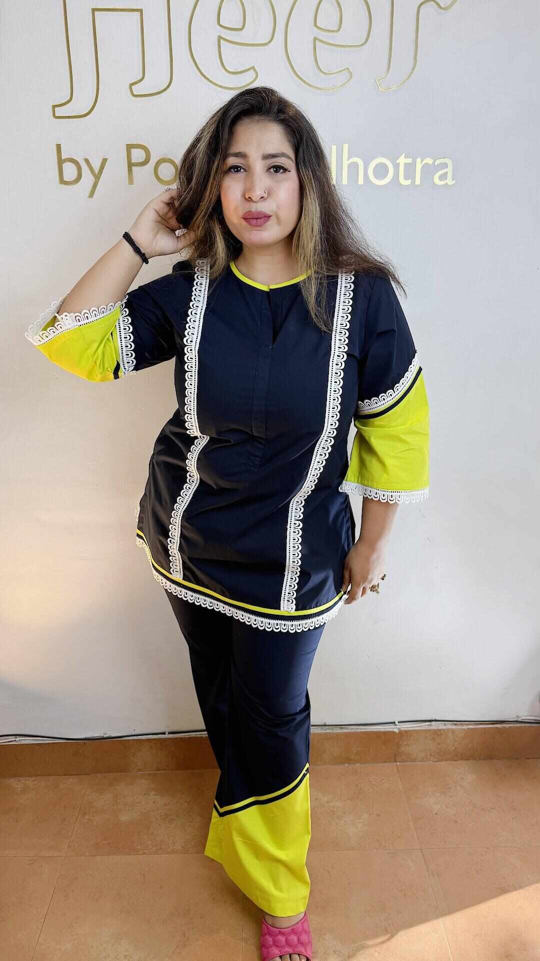 Cotton Co-ord set Heer by Pooja
