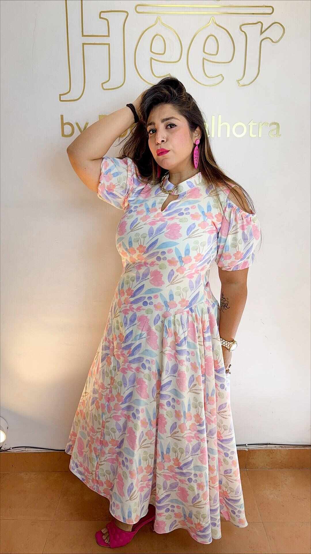 Floral maxi dress Heer by Pooja