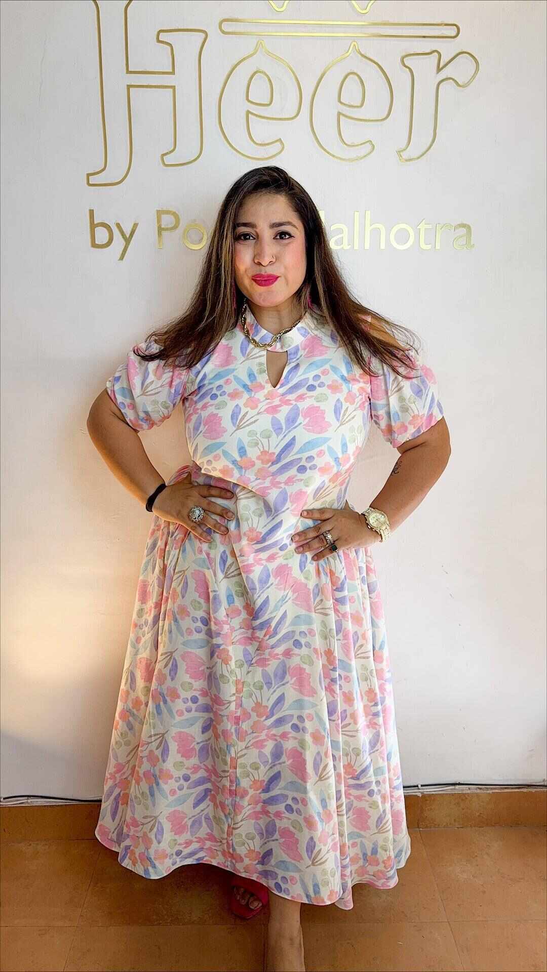 Floral maxi dress Heer by Pooja