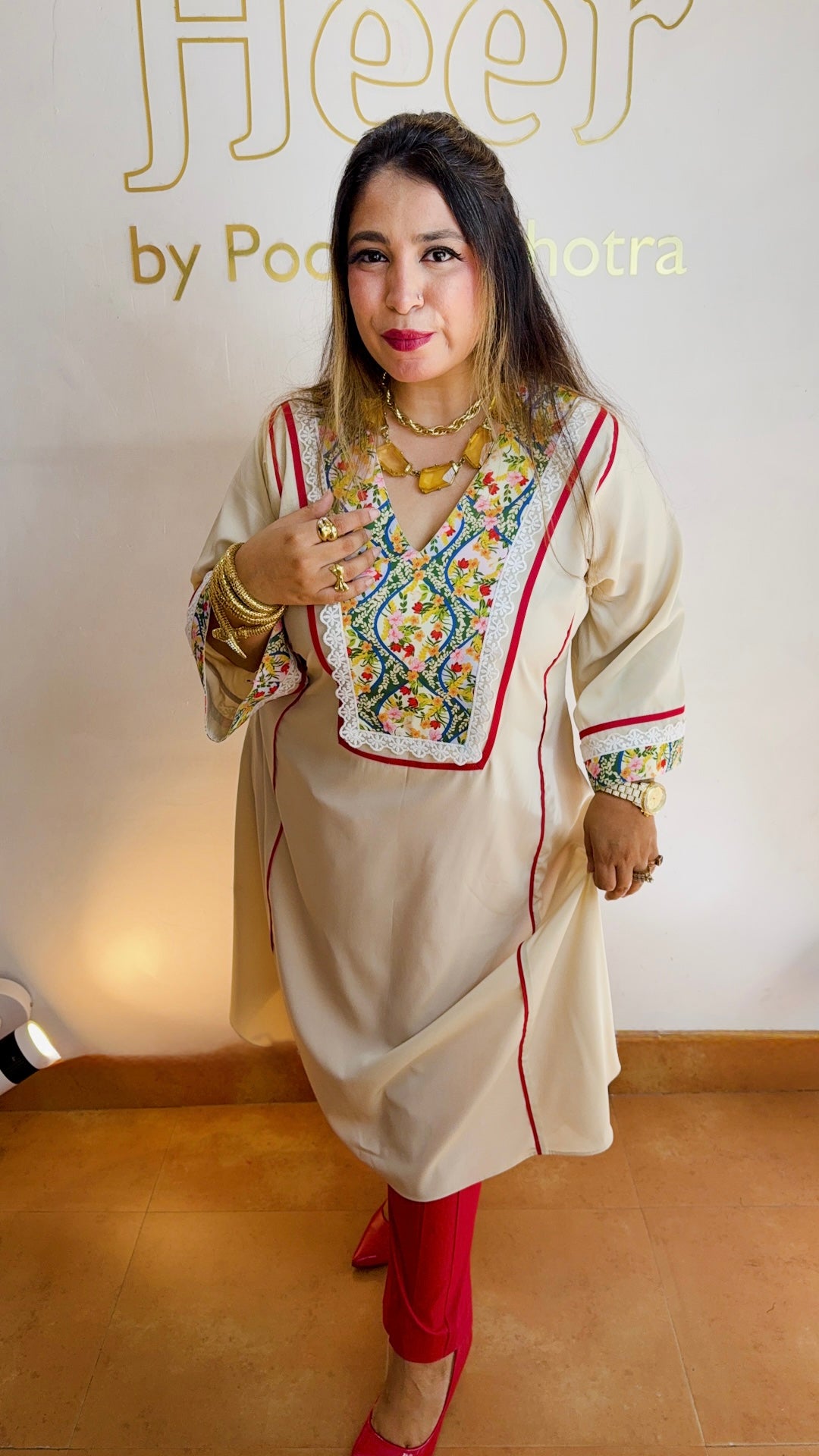 Floral Grace tunic set