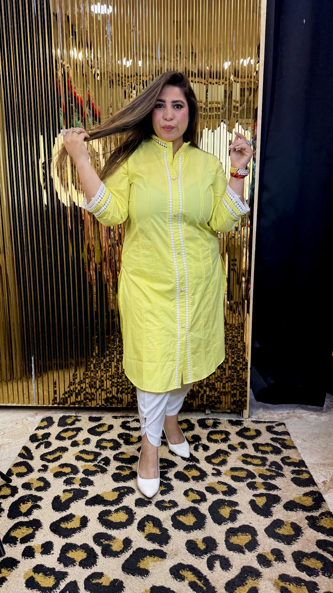 Cotton kurti with Pants