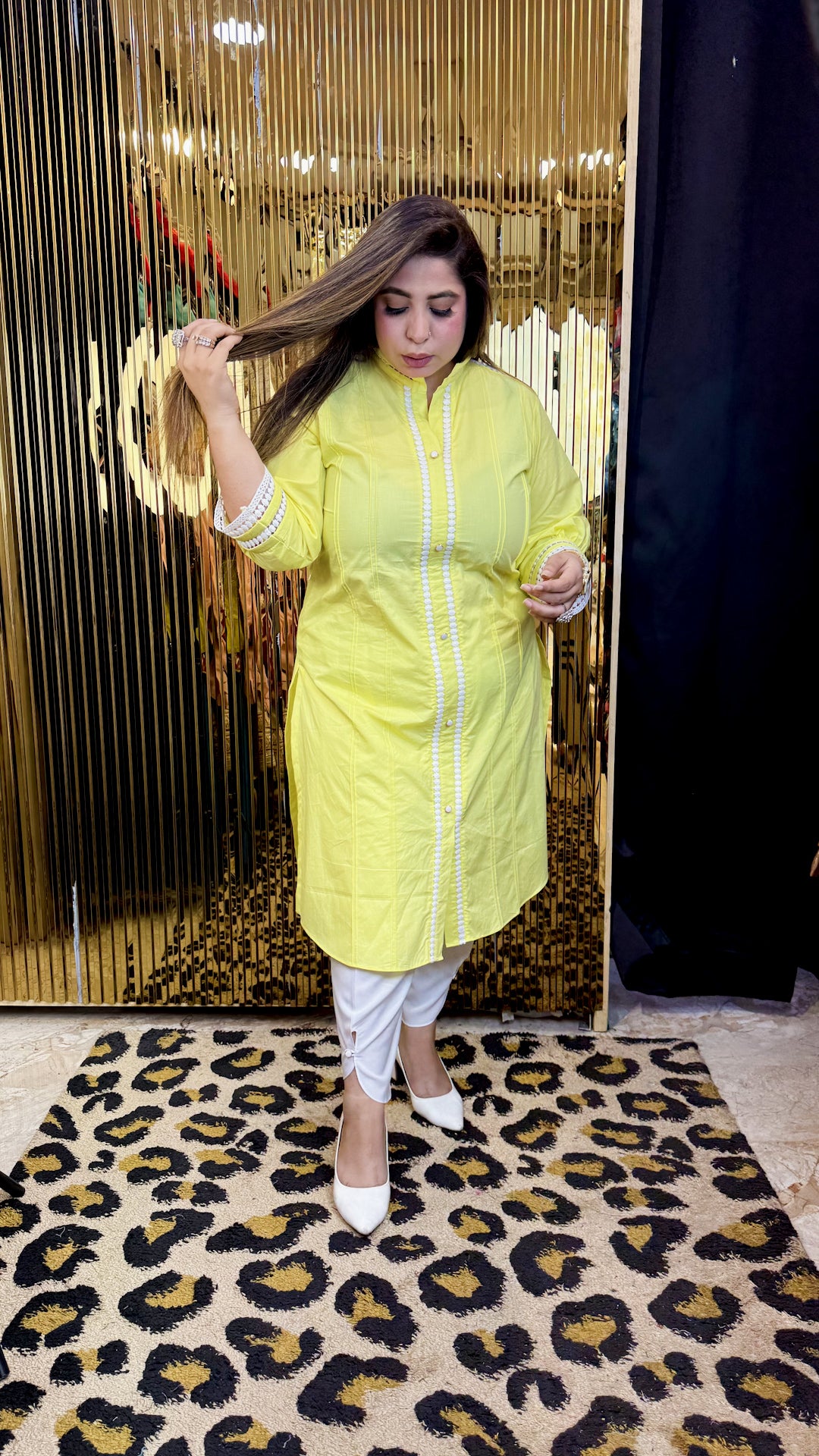 Cotton kurti with Pants