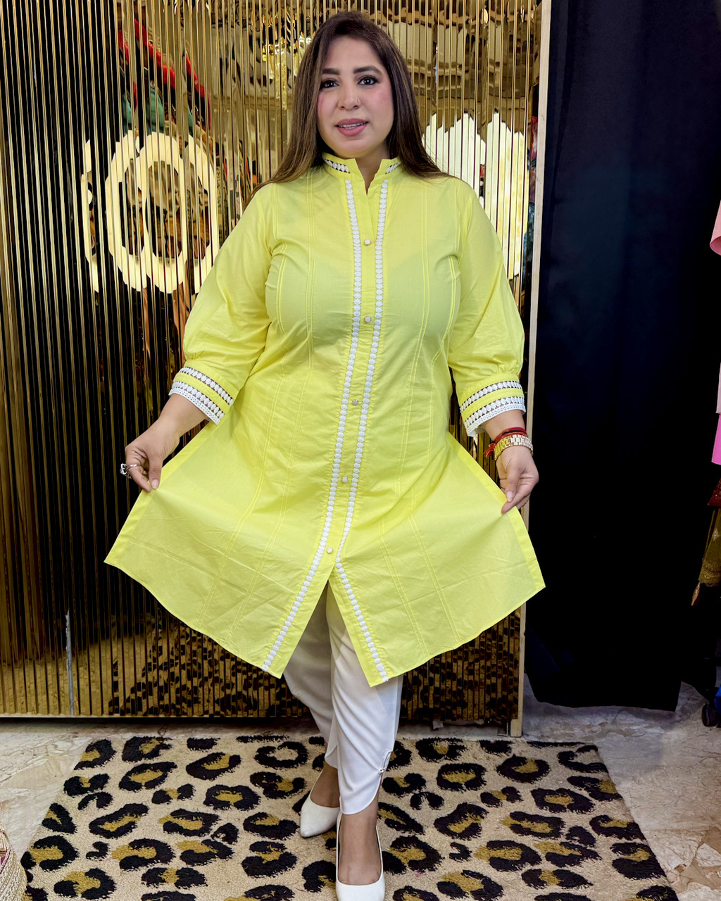 Cotton kurti with Pants