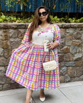 Candy check dress