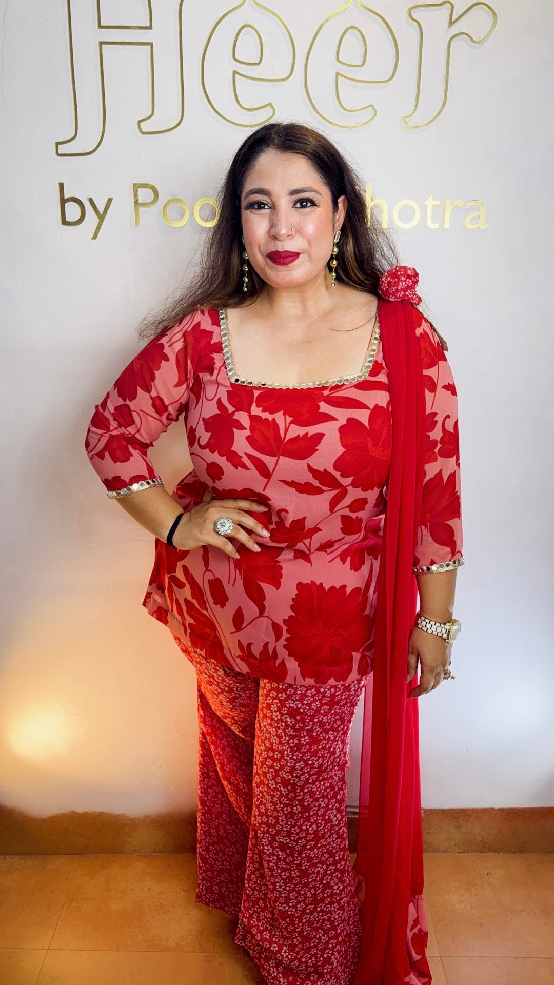 Ruby sharara set