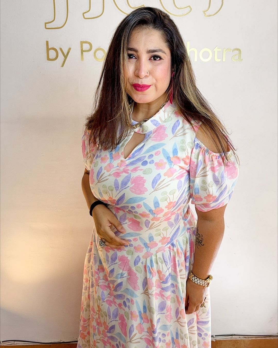 Floral maxi dress