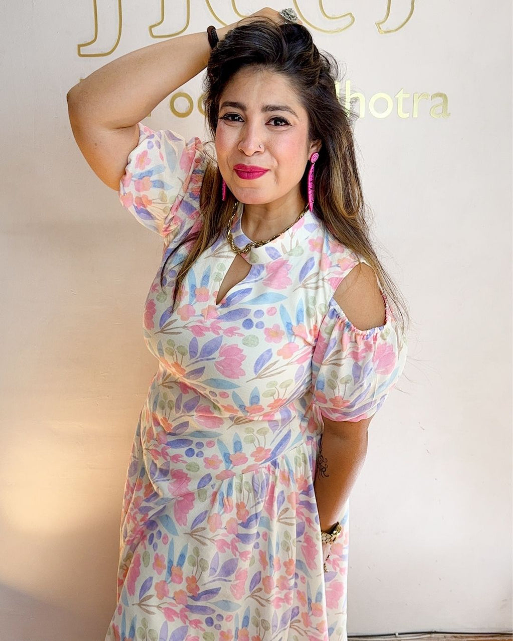 Floral maxi dress