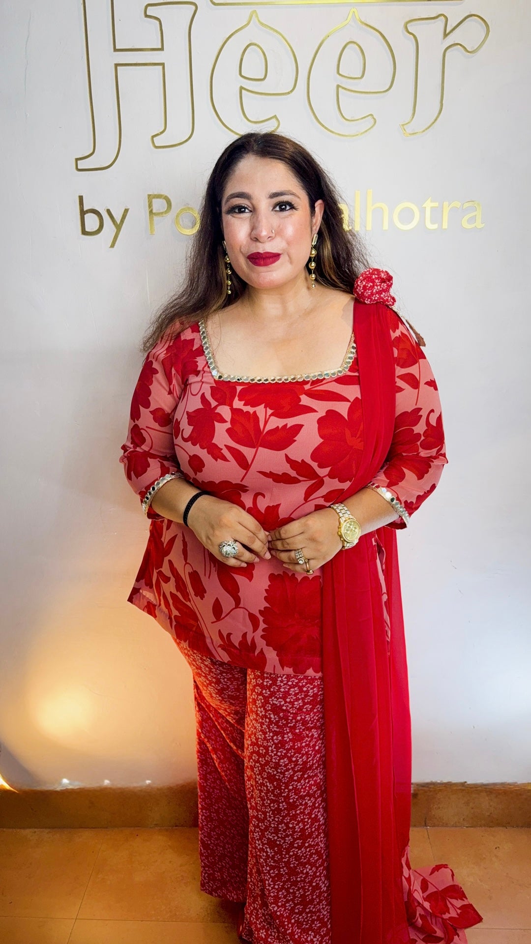 Ruby sharara set