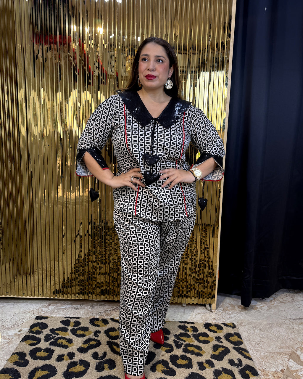 Monochrome Co ord Set