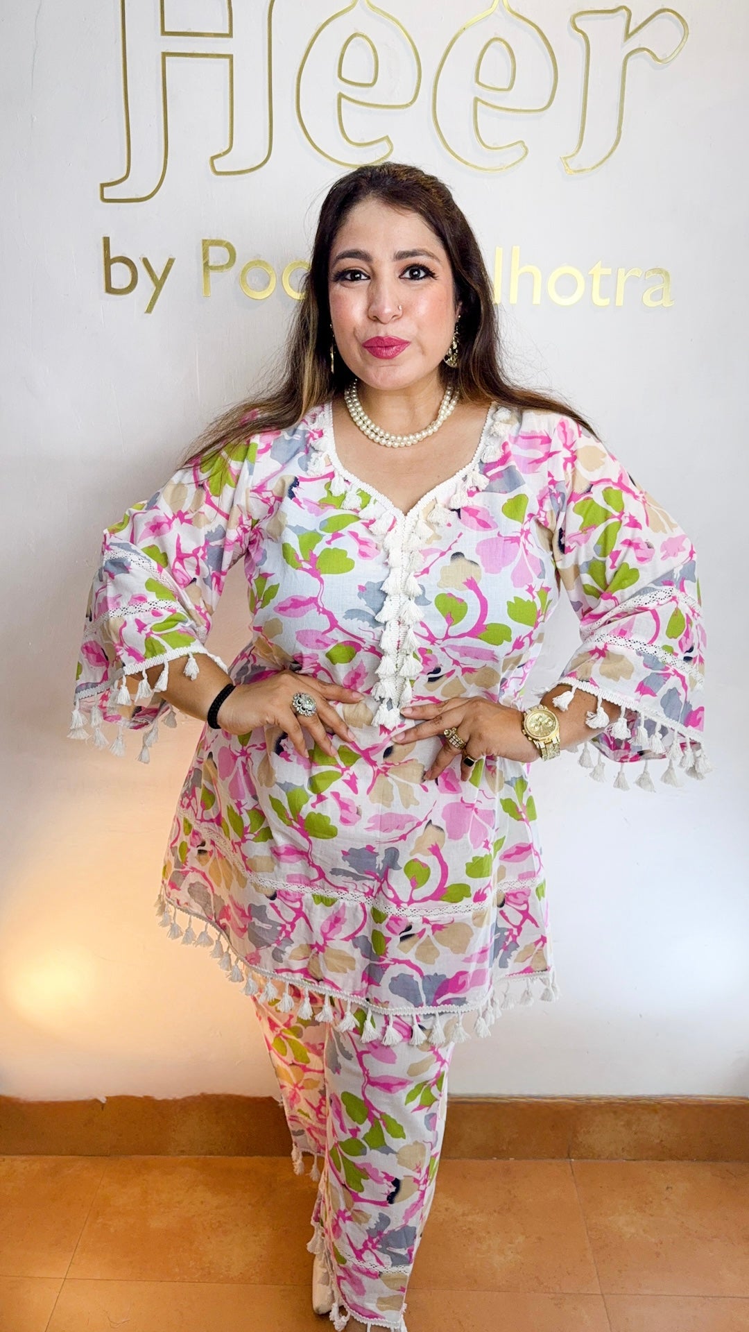 Blush cotton crush set