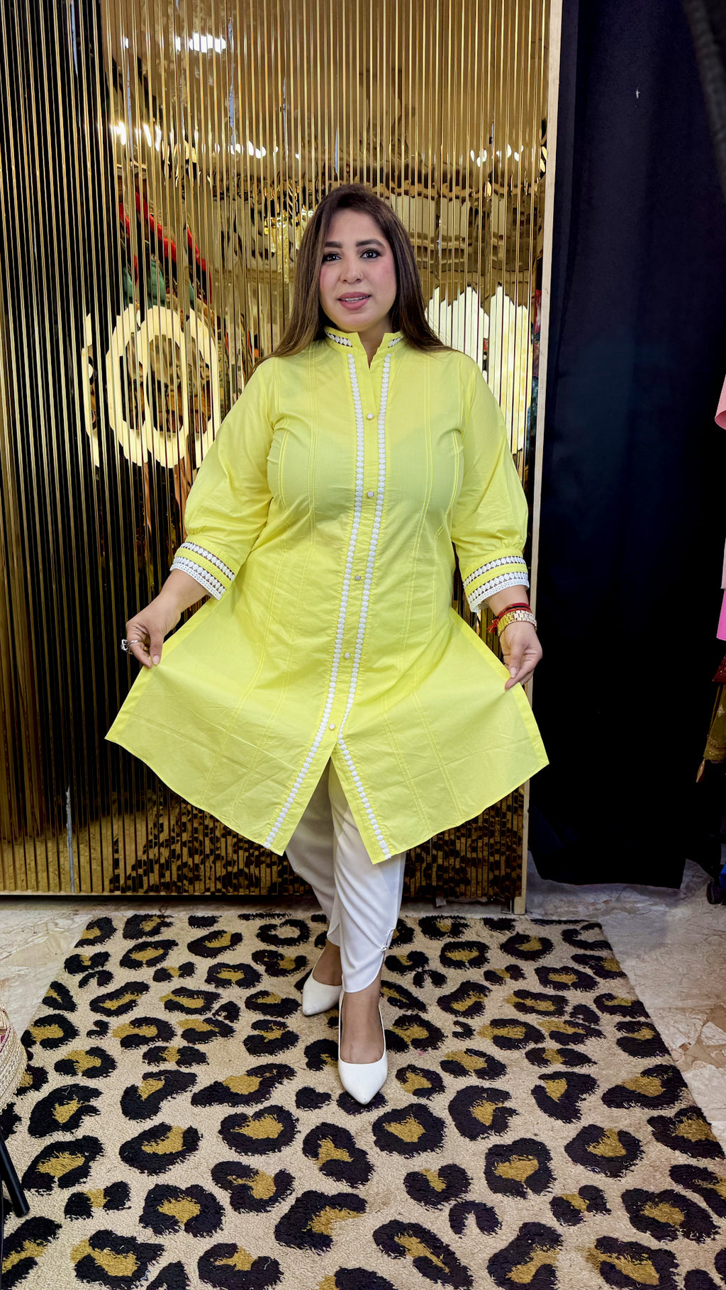 Cotton kurti with Pants