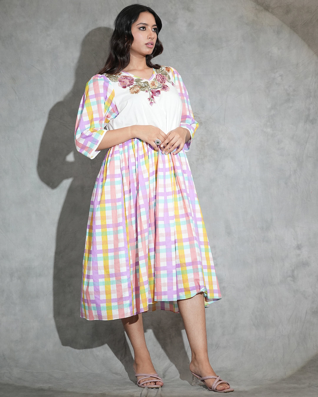 Candy check dress