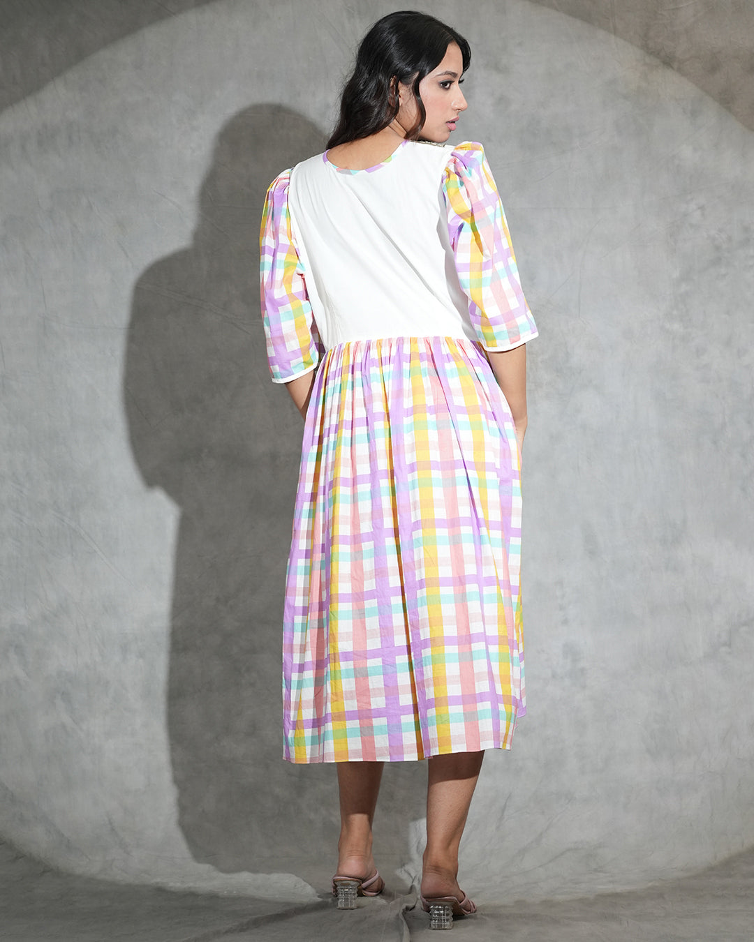 Candy check dress