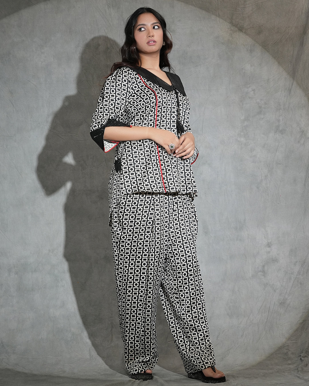 Monochrome Co ord Set