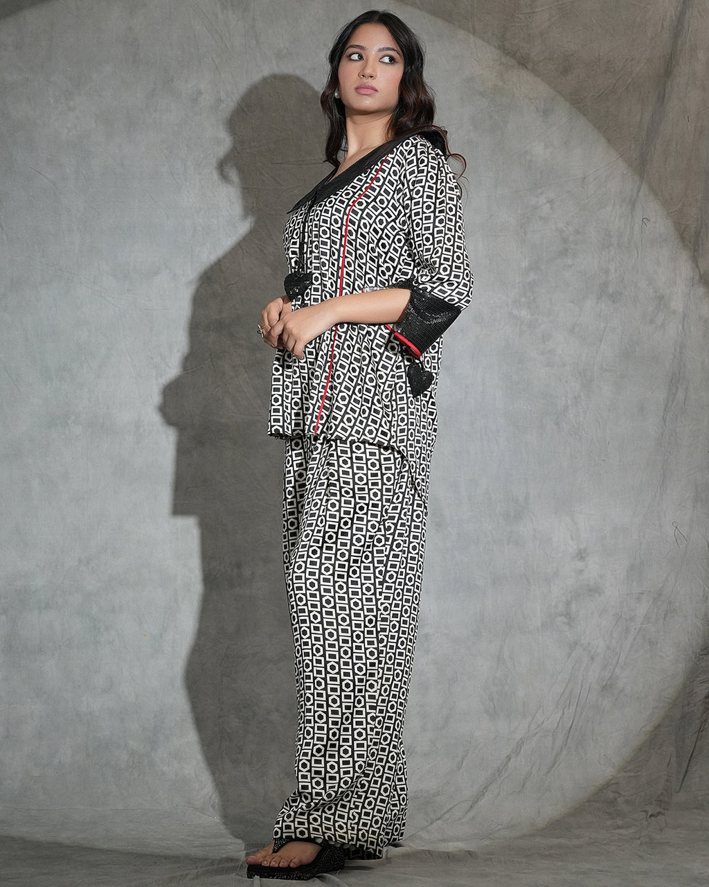 Monochrome Co ord Set