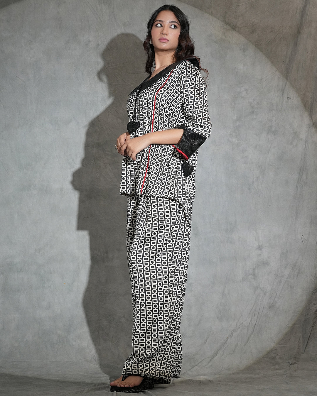 Monochrome Co ord Set