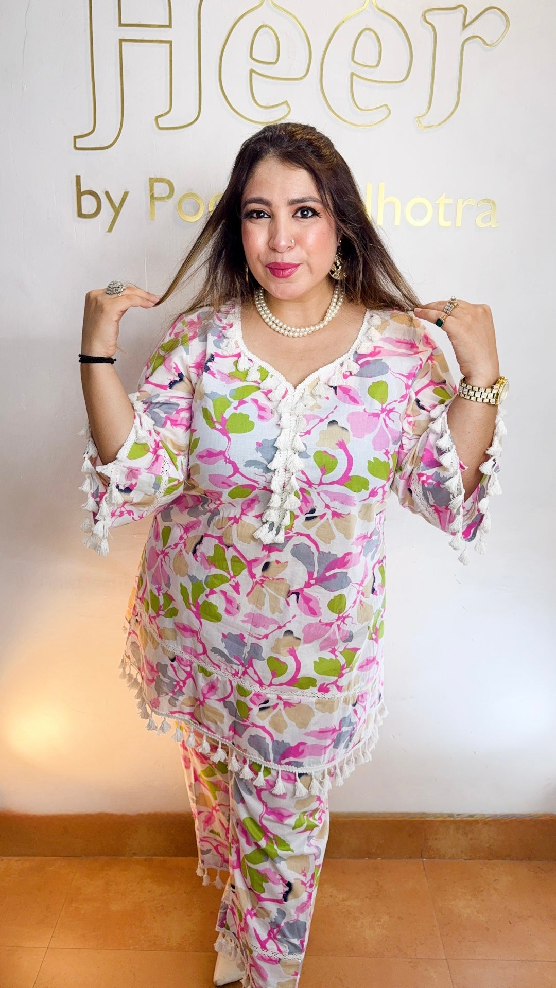 Blush cotton crush set