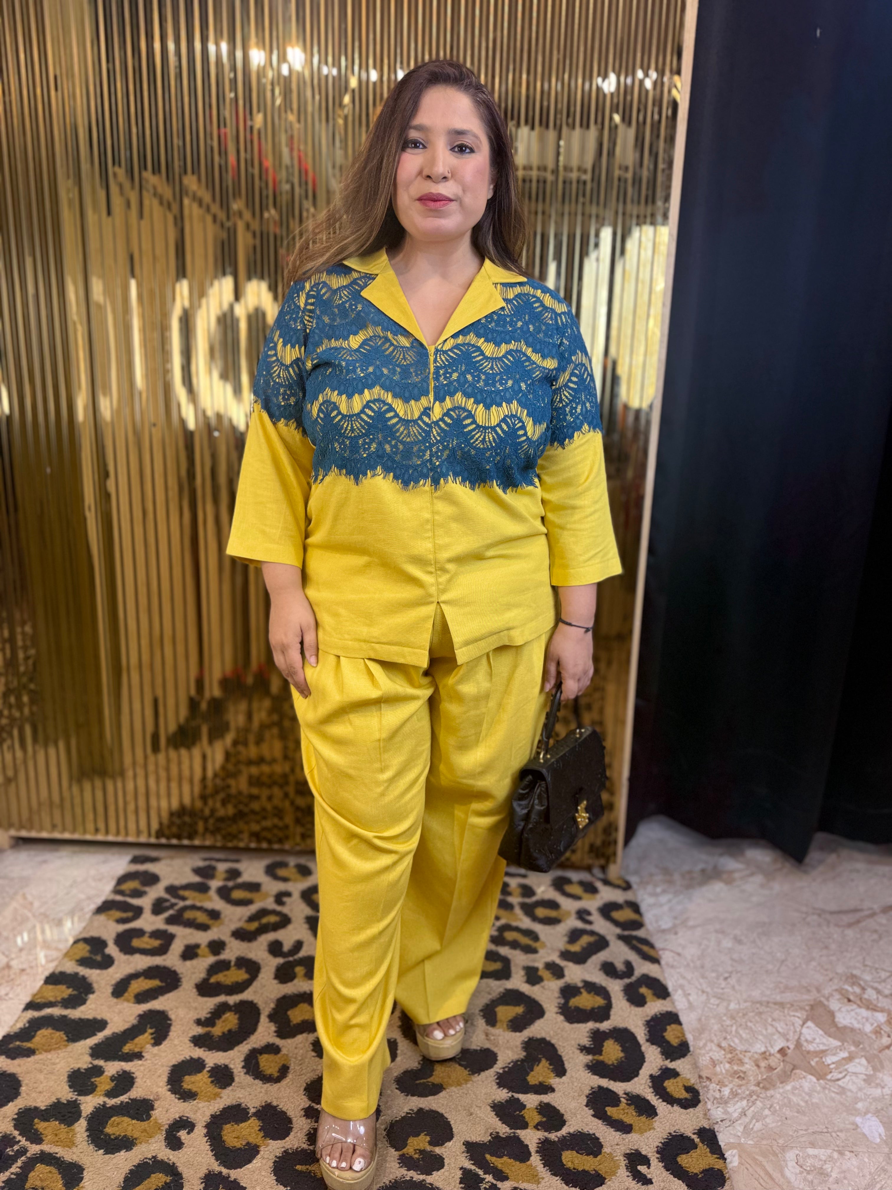 Pure linen co ord