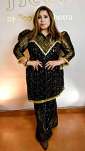 Velvet brocade co ord set - Heer by Pooja