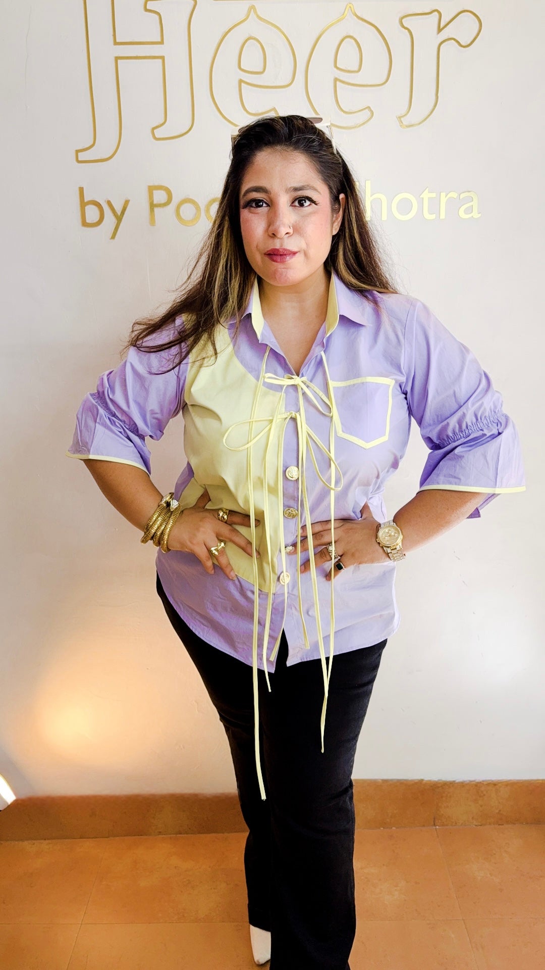 Lemon Lilac shirt