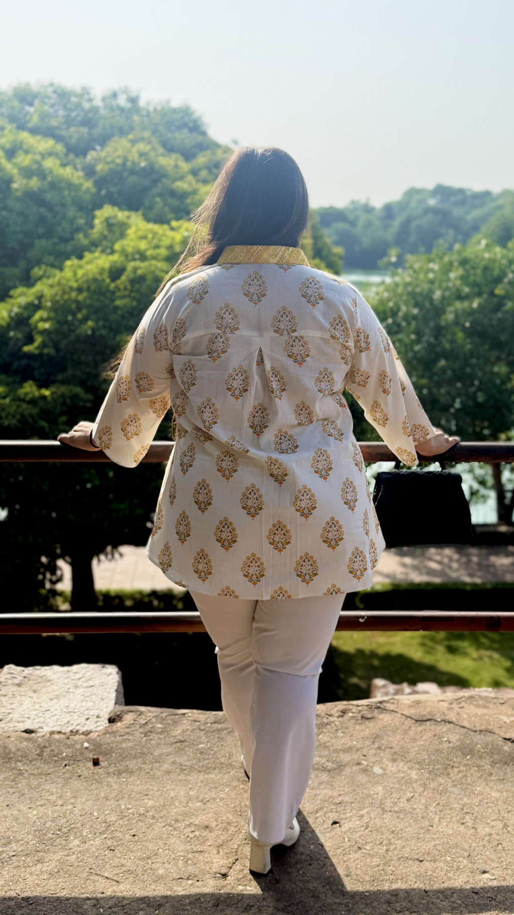 Handcrafted block print shirt