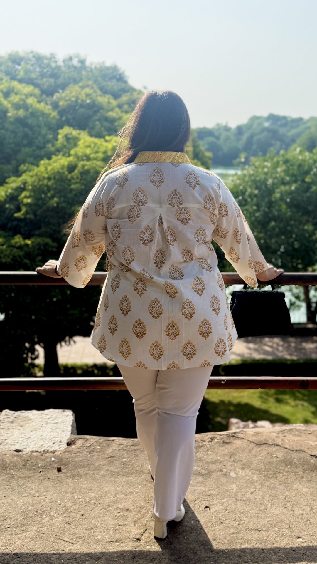 Handcrafted block print shirt